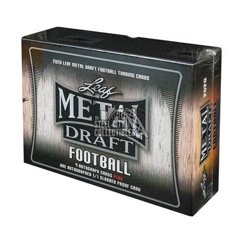 2020 leaf metal draft football hobby jumbo box|2020 leaf metal draft checklist.